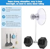 Flintronic 20 Pcs 30mm Clear Suction Cups Knurled Nut Window Suckers view 7