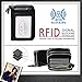 RFID Blocking Leather Wallet, Latest Credit Card Safe RFID Block Security Travel Wallets/Holder/Case/Protector (Black)