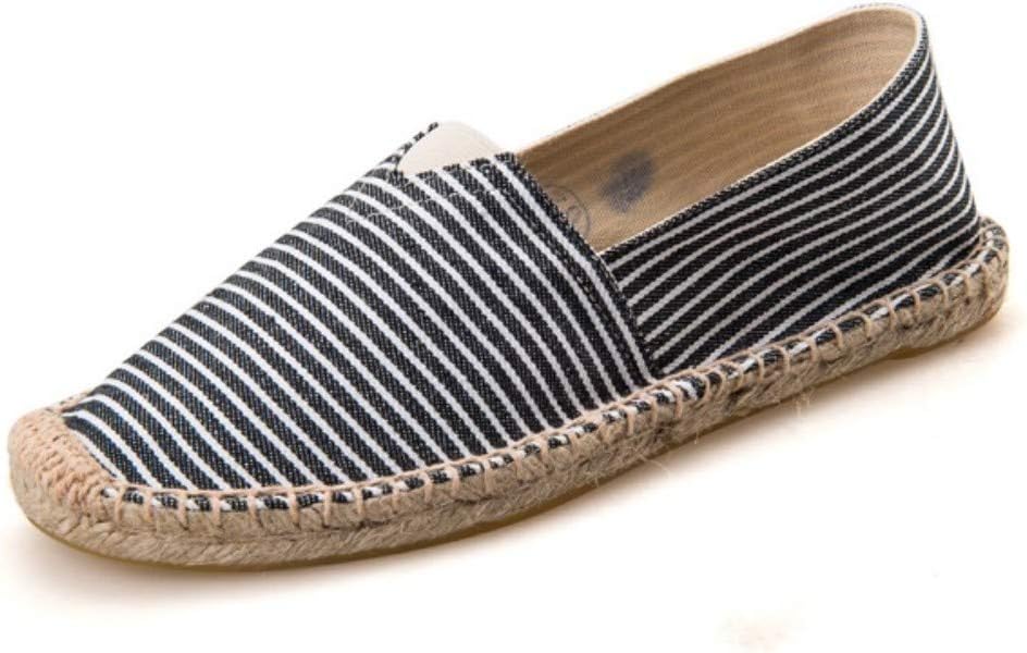 YOPAIYA Espadrilles Women,Blue Retro Vintage Ladies Women Casual Espadrilles Shoes For Female Womens Fabric Shoes Unisex Larger Size Breathable