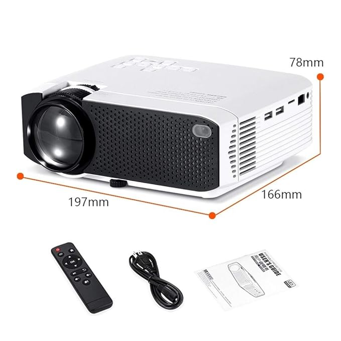 HD Proyector Android 7.1OS.El Mejor proyector LED HD.Mini Home ...