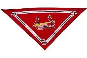 PETS FIRST Sporty K9 MLB Saint Louis Cardinals Dog Bandana, Large