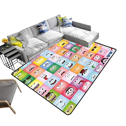 Amazon Com Alsohome Natural Fiber Area Rug Set Of Internet