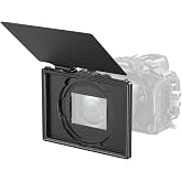 SmallRig Matte Box with Adjustable Clamp from 67mm - 82mm | with 4 x 5.65 Filter Frame, Top Flag, for DSLR Mirrorless Cameras