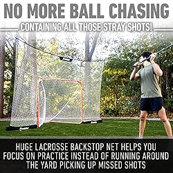 Franklin Sports Lacrosse Backstop Net - Lax Goal