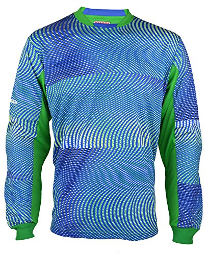 Vizari cassini gk jersey size blue/green, axl