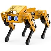 AI Robot Dog Quadrupled Programmable for Students Coding | Interactive Bionic Pet, No Assembly Needed, PC and App Control, Open Source Hardware