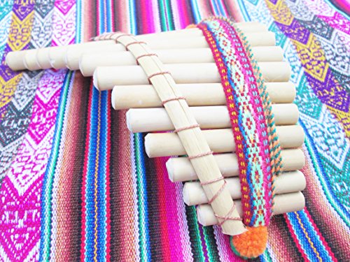 Artesanal Small Pan Flaute 13 Pipes From Peru Item in USA
