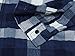 Neleus Men's Long Sleeve Button Down Plaid Denim Work Shirt,113,Dark Blue,M,EUR L