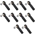 uxcell 10Pcs M3 3.0xL29mm Lever Steering Linkage Tie Rod End Ball Head End with Screws and Nut for RC