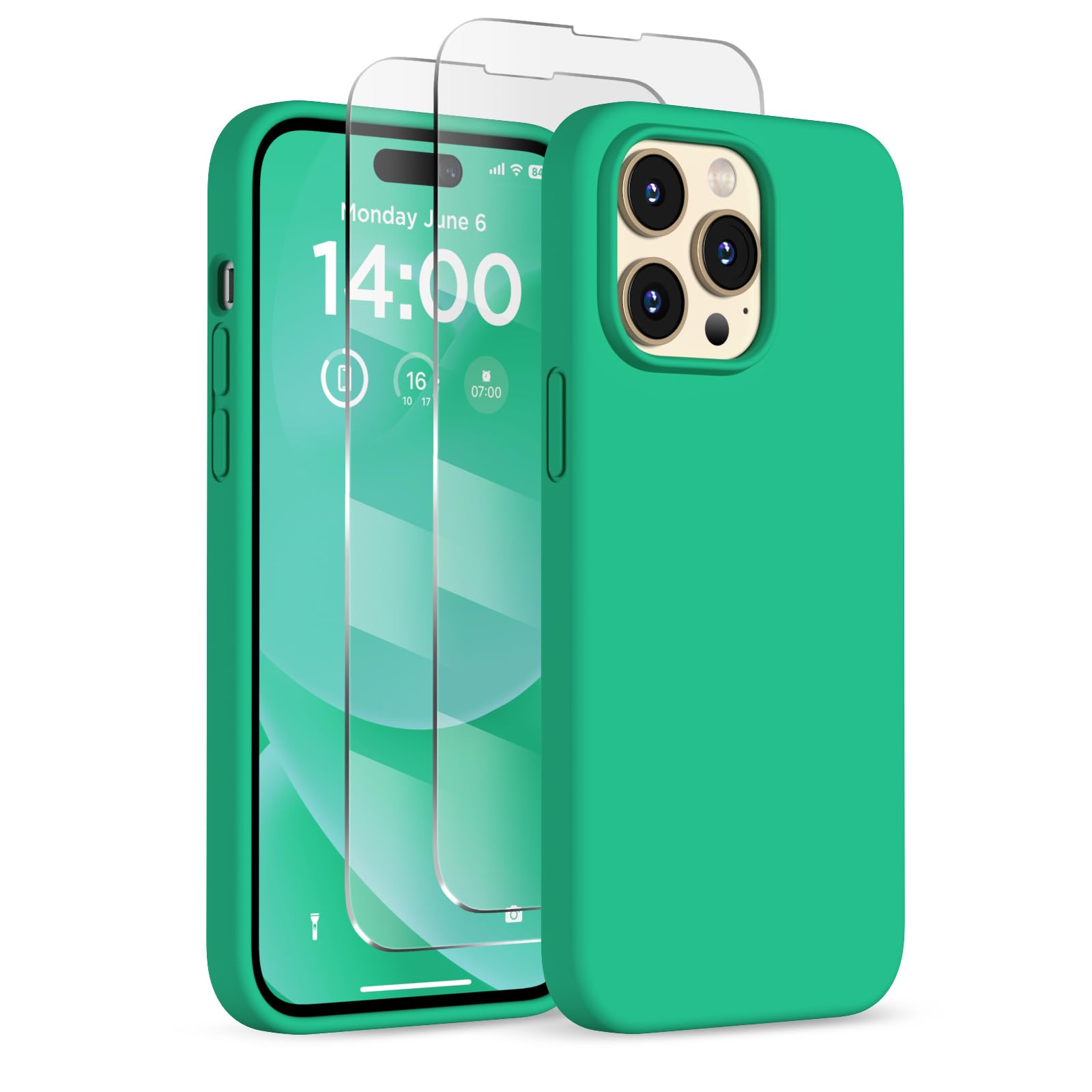 COFFKER Designed for iPhone 14 Pro Case, Liquid