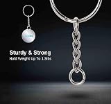 YHYZ Keychain Ring Set 60 Sets Splits Key Ring Hoops 25mm Chain Jumper Rings view 3