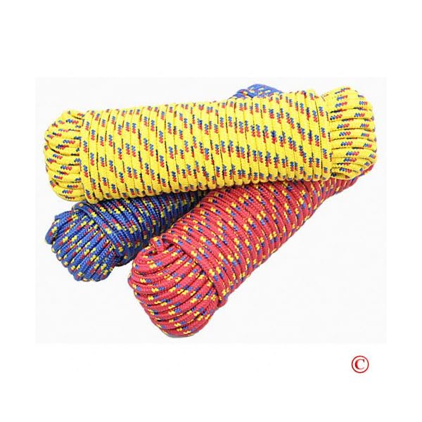 38-x-100-Diamond-Braided-Polypropylene-Rope-Multi-Color-Various-Red-Yellow-Green-or-Blue-High-Visibility-Lightweight-Floats-Mold-Resistant