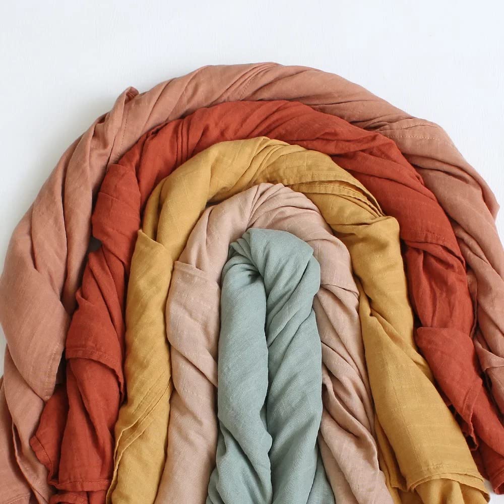 Muslin Swaddle Blanket | Bamboo & Cotton by Aloonii (Sage)