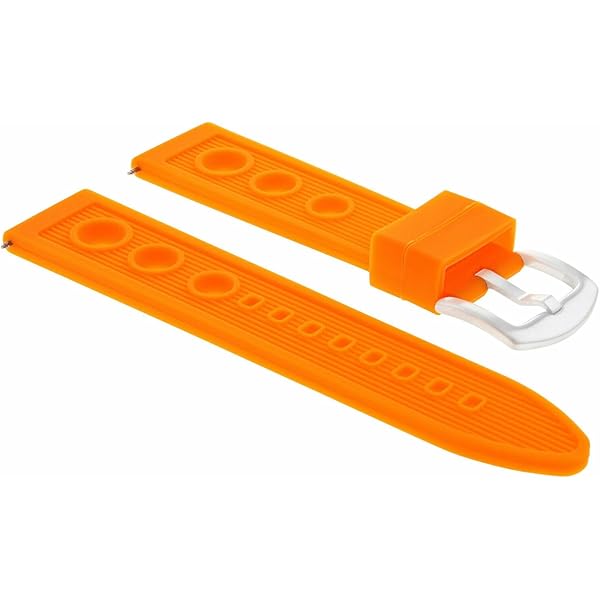 23MM ORANGE ECO-DRIVE BAND FOR CITIZEN BN0085-01E BJ2110 BJ2115-07E BJ2117-01E E - Foto 6