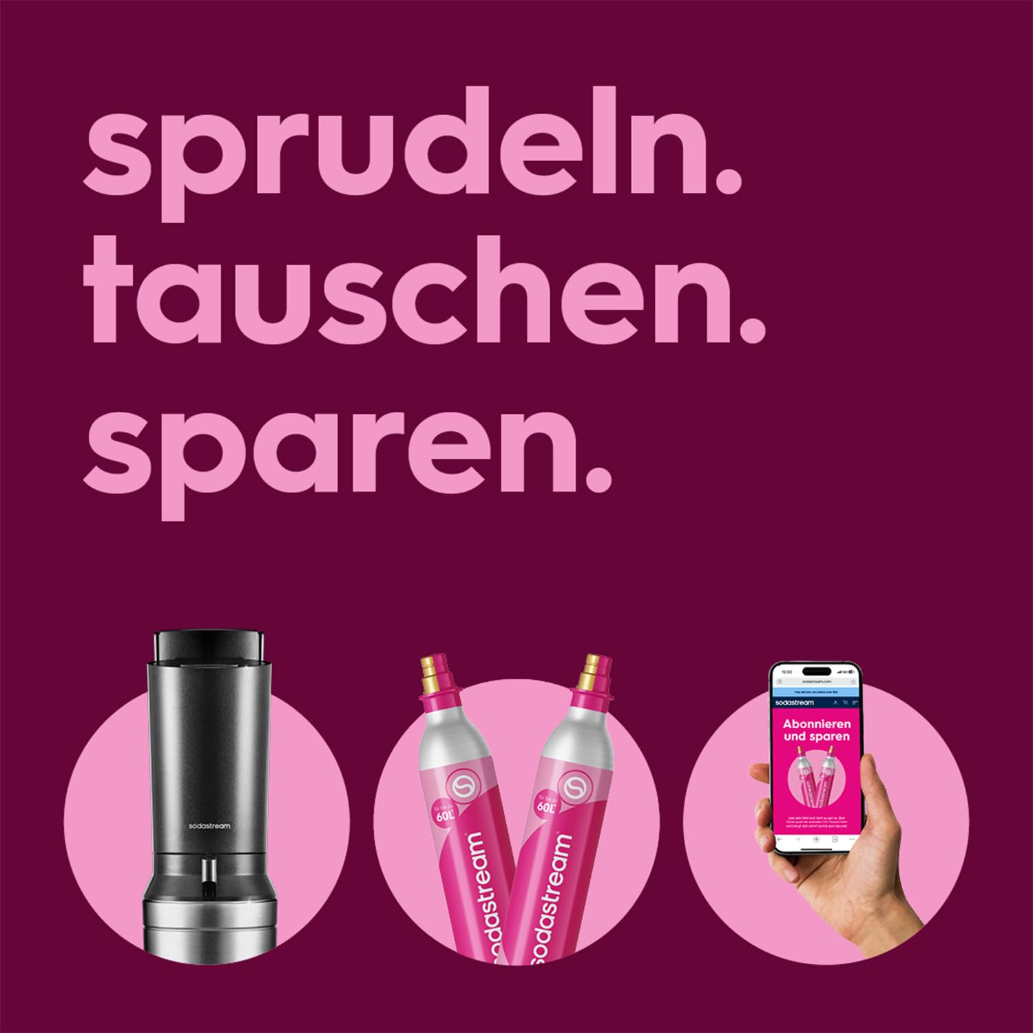 SodaStream Crystal 3.0 Wassersprudler mit 2x Quick-Connect CO2-Zylinder und 2x Glaskaraffen 5