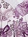Messic Sleeveless Tunic Blouse, Women's Scoop Neck Floral Print A Line Loose Knit Flowy Tank Tops(X-Large,Violet)