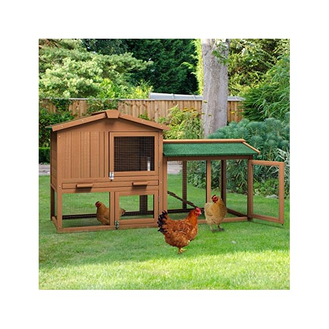Outdoor Indoor Backyard Bunny Rabbit Shelter House Sunlight Panel