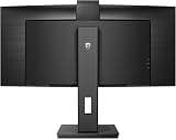 Philips 34B1U5600CH 34 Inch WQHD Curved 120Hz VA Monitor WebCam KVM USB-C view 3