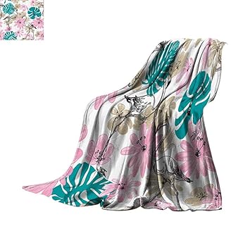 Amazon Com Lightweight Blanket Nautical Decor Collection Flamingo