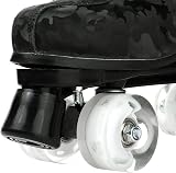 XUDREZ Roller Skates High-Top Light Up Unisex 37 Black Camouflage view 8