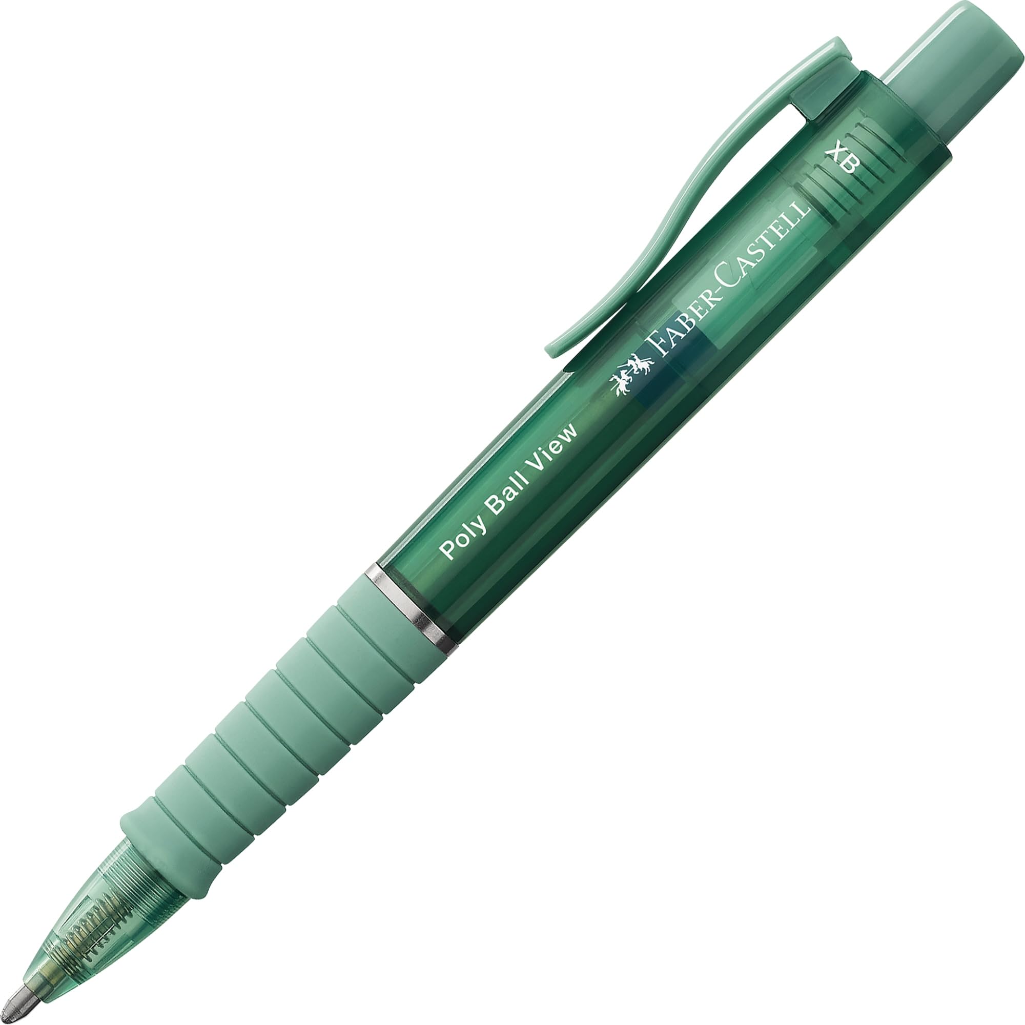 Faber-Castell Poly Ball View Ballpoint Pen - Green Lily