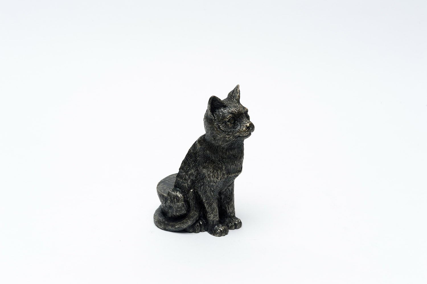 Potty Feet Sitting Cat Figures Plant Pot Feet - Planter Support - Handmade Decorative Ornaments - 3pcs, Bronze