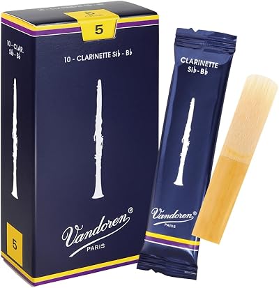 Vandoren Traditional Bb Clarinet Reeds 5 Strength (10 BOX)
