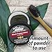 Primal Life Organics -Dirty Mouth Toothpowder, Activated Charcoal Tooth Cleaning Powder, Essential Oils, Hydroxyapatite, Kaolin, Bentonite Clay, 60+ Brushings, Organic, Vegan Black Peppermint 0.25oz