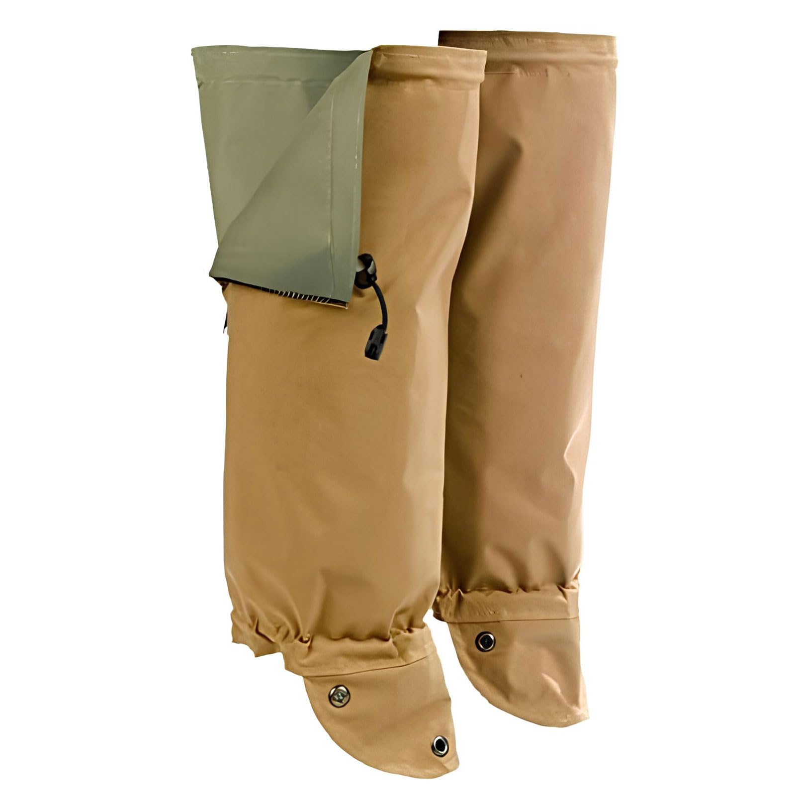 TurtleSkin SnakeArmor Snake Gaiters (Khaki/Sage, Regular)