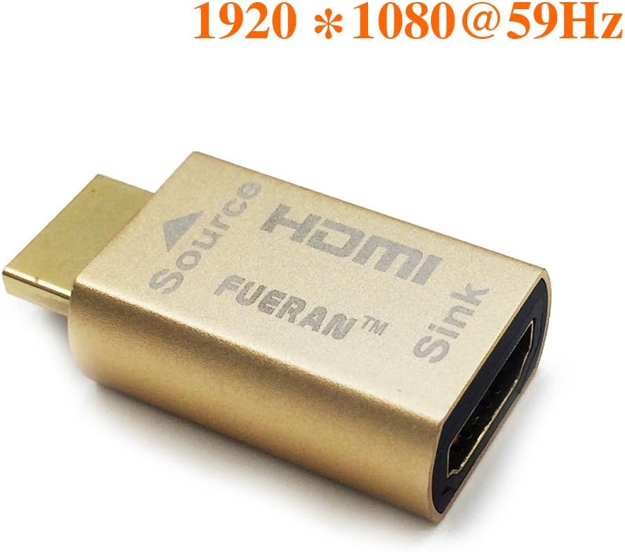 FUERAN HDMI Pass-Through EDID Emulator for use with video splitters Switches and Extenders (fit-Headless) 1920 * 1080@59hz - Image 3