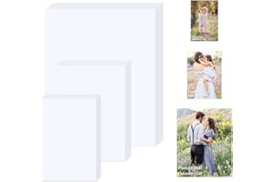 ZBEIVAN Glossy Photo Paper - 4x6, 5x7, 8.5x11 Inch, 150 Sheets, Inkjet Printer Paper, 200 GSM