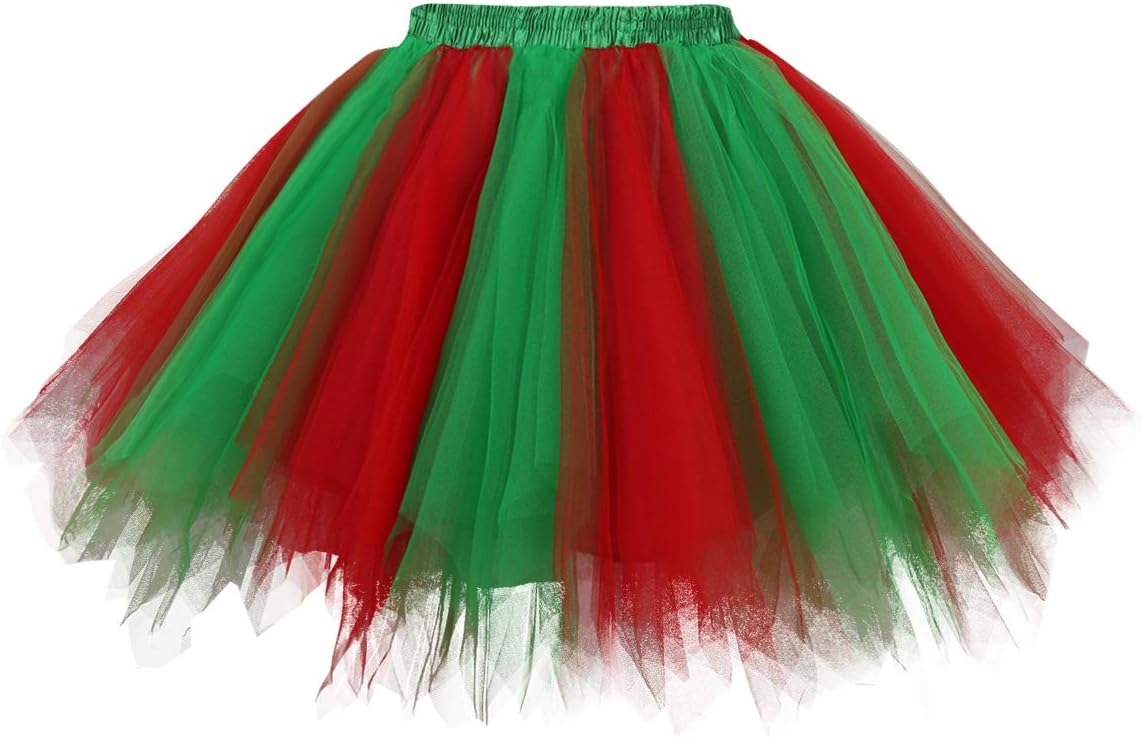 Topdress Women's 1950s Vintage Tutu Petticoat Ballet Bubble Skirt (26 Colors)