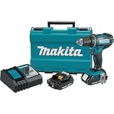 Makita XFD10R 18V Compact Lithium-Ion Cordless 1/2" Driver-Drill Kit