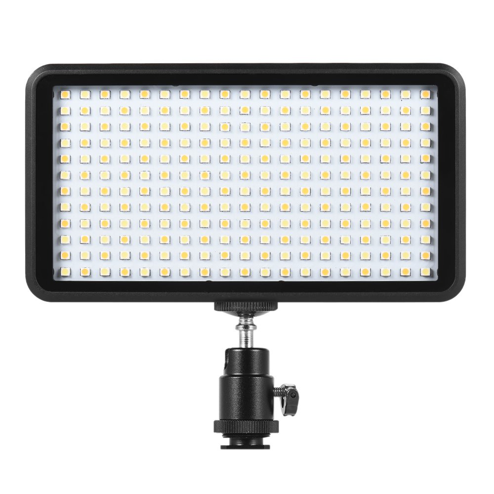 Andoer Video Led Light Dimmable, 3200K-6000K 2000 Lumens, 228pcs Beads