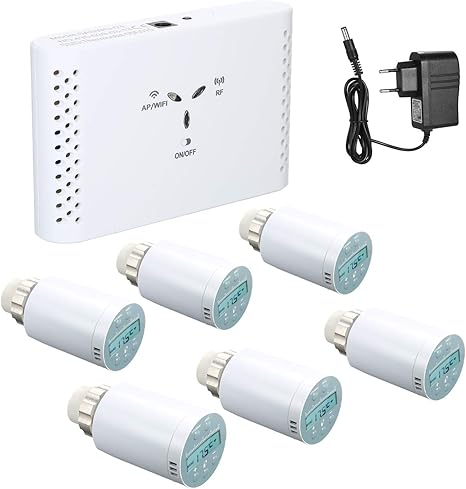 Kecheer WiFi Smart ThermostatGatewayHome Control Heizkrperthermostat6 SEA801 WIFI Tuya Thermostate 1 intelligentes Gateway SWG 03