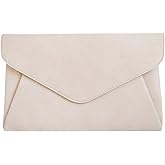 JNB Synthetic Leather Double Pocket Envelop Clutch | Synthetic Leather, Double Pocket