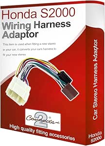 Honda S2000 CD radio stereo wiring harness adapter lead loom ISO