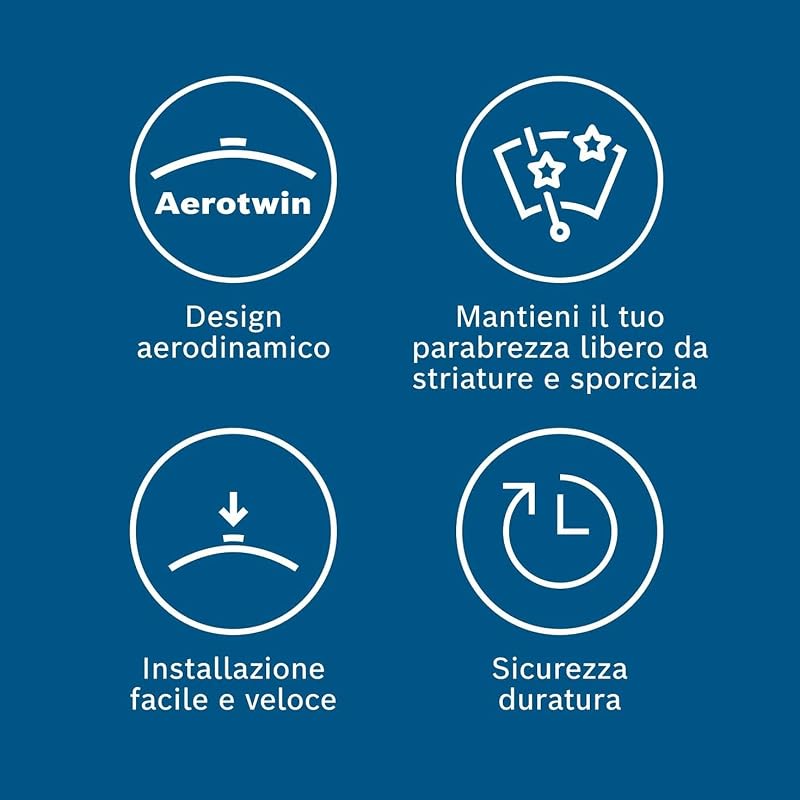 Bosch Aerotwin eA 557 S Tergicristalli Anteriori 700 mm / 400 mm