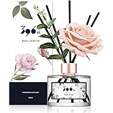 396 st. Rose Flower Reed Diffuser, Red Rose, 200ml(6.7oz) / Reed Diffuser Sets, Home Fragrance, Scented Oils, Home & Bathroom Décor