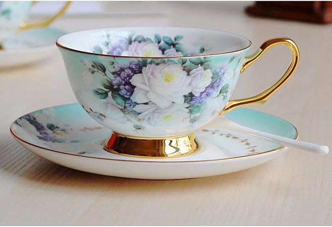 Tazzine Da Caffe In Stile Europeo Te Antico Porcellana Tazza Di Caffe Piatto In Ceramica Cup Pomeriggio Una Tazza Di Te Amanti Cup Amazon It Casa E Cucina