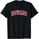 Howard Wisconsin WI Vintage Sports Design Red Design T-Shirt