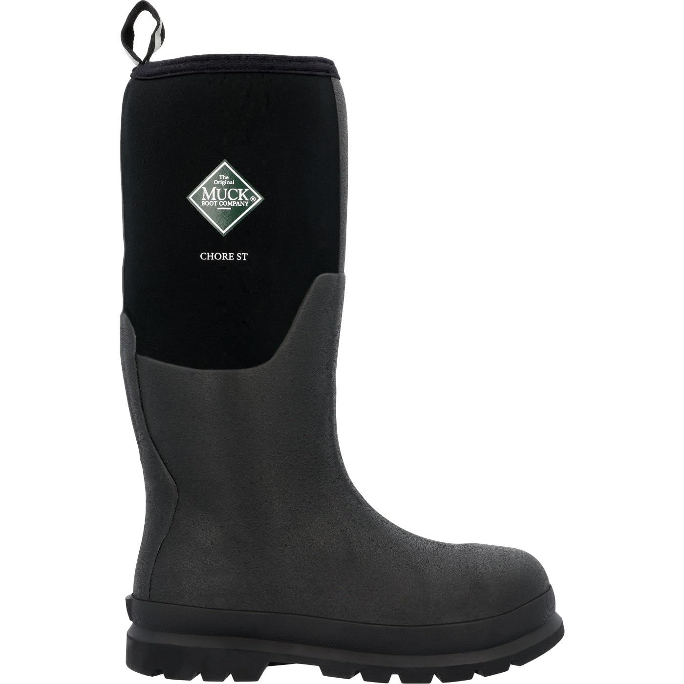 Muck Boots Unisex Chore Steel Toe Safety Wellingtons, Black (Black 000A), 5 UK