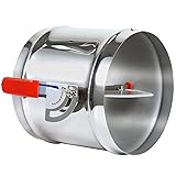 TOP-VIGOR 8 Inch HVAC Duct Manual Volume Backdraft
