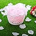 Boao White Handle Wedding Flower Baskets, 2 Packs(6.7 x 4.2 x 4 Inch)