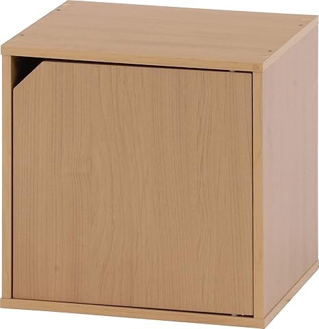 Amazon カラーボックス 組み合わせ 自由 キューブボックス 扉付 ナチュラル 約 幅34 5 高さ34 5 奥行29 5cm 収納 本棚 棚 2段 3段 Cubebox おしゃれ カラーボックス オンライン通販