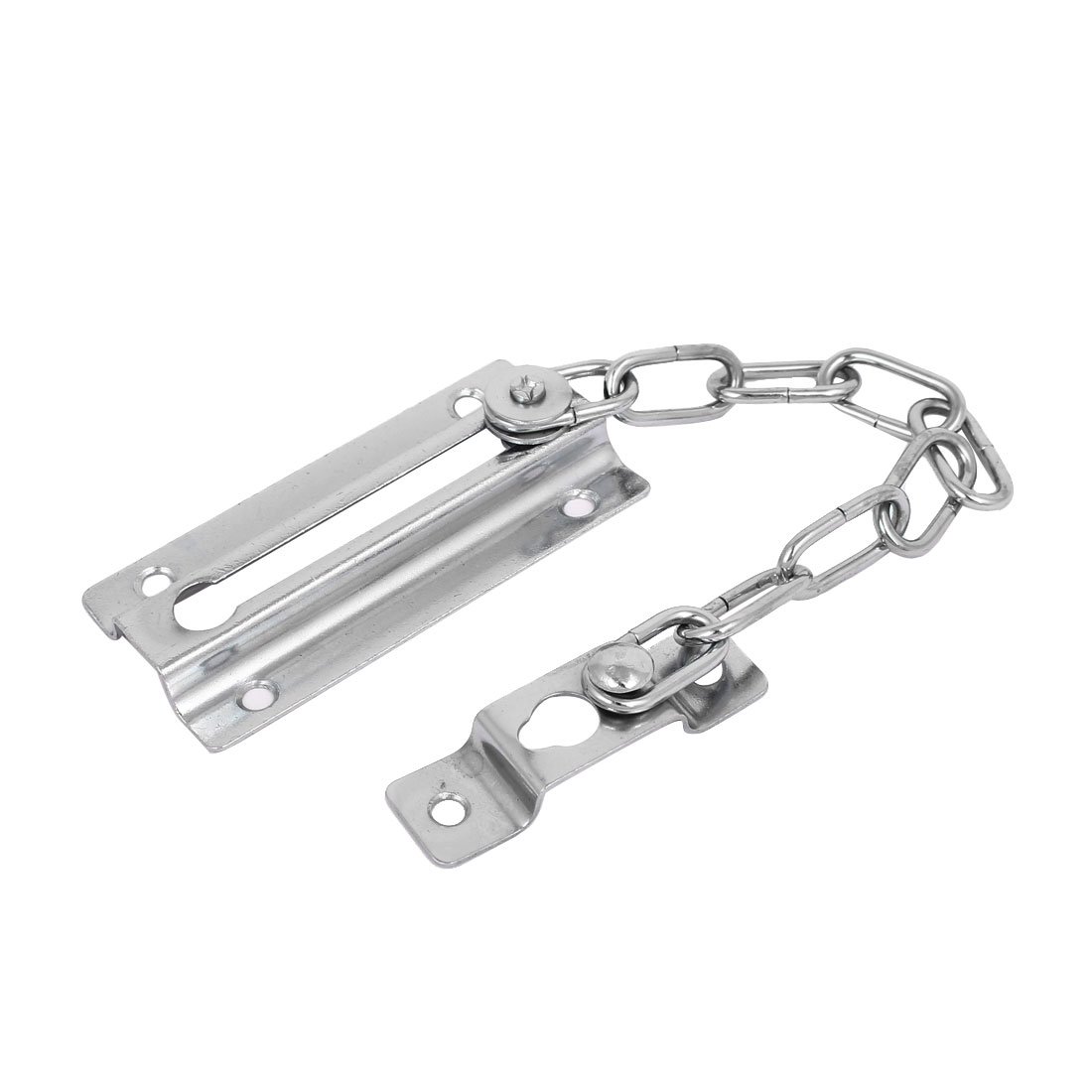 Sourcingmap Home Store 260mm Length Security Slide Bolt Door Chain Lock Silver Tone