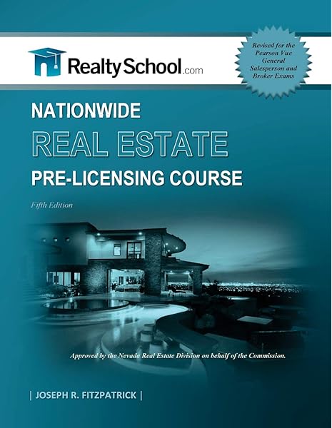 5th Edition Nationwide Real Estate Pre Licensing Course Fitzpatrick Joseph R 9781543052787 Amazon Com Books