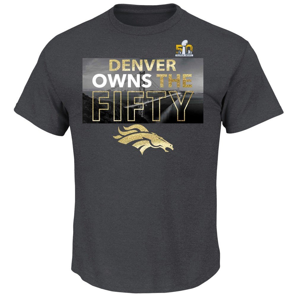 Majestic Superbowl 50 Champions Shirt - Denver Broncos - S
