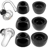 TENNMAK Replacement Memory Foam Eartips for Skullcandy Earbuds,Black | Compatible with Skullcandy Rail ANC/ Dime 3/ Dime 2/ Dime Evo / Push Active / Push ANC Active &amp; Sesh ANC/Evo &amp; Jib True 2/XT2