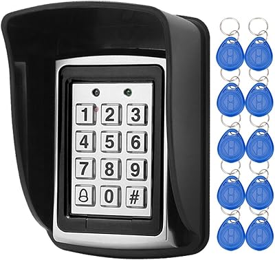 LIBO Smart Home Access Control Keypad RFID Controller 1000 Users 125KHz Keyfobs